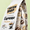 Close-up van espresso arabica medium roast koffiebonen verpakking