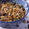 Koolhydraatverlaagde granola (bio) van dichtbij