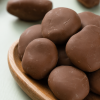 Chocolade abrikozen melk van dichtbij