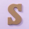 Chocoladeletter S karamel / toffee (200 gram)