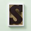 Chocoladeletter S Puur 80% (200 gram) in doos