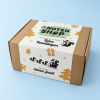 Fijne feestdagen box in kartonnen cadeauverpakking