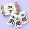 Geschenkpakket chocolade welkom met drie zakjes chocolade en cadeaubox