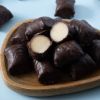 Chocolade kokos / rum rotsjes ingezoomd