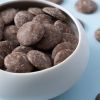 Chocolade druppels melk 34% van dichtbij