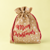 Kerstzak jute