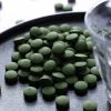 Chlorella tabletten (bio) van dichtbij