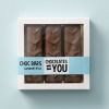 Verpakking van Chocolates For You choc bars Caramel kiss 3 stuks met melkchocolade en karamenvulling