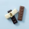 Choc bars pistache/kadayif - melk/puur/wit 3 stuks vulling