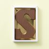 Chocoladeletter S melk (bio) 200 gram in doosje