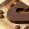 Chocoladeletter S melk (bio) 200 gram van dichtbij