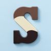 Chocoladeletter Zebra (200 gram)