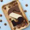 Chocoladeletter Zebra (200 gram) met kruidnoten