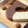 Chocoladeletter Zebra (200 gram) melk, wit, puur