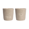 Gusta koffiebekers 2 stuks los smile en smiley