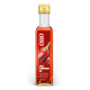 Glazen fles zonnebloemolie met chilismaak van het merk Oilio 250ml