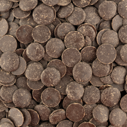 Chocolade druppels puur