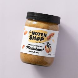 Pindakaas vers vliespinda's 500 gram