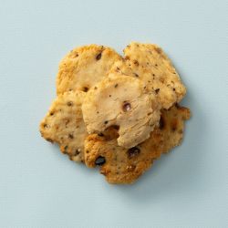 Rijstcracker met stukjes sojaboon