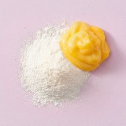 Roompoeder gele room