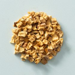Gedroogde stukjes biologische appel