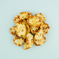 Chocolade bananenchips wit stroop / zeezout