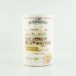 Volkoren Rijstwafels ONGEZOUTEN (100 gram)
