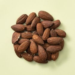 Amandelen bruin geroosterd ongezouten (bio) 
