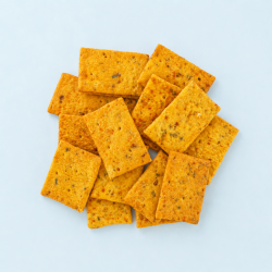 Dip crackers pizza