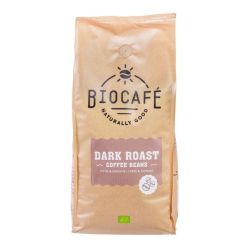 Biocafé dark roast gebrande koffiebonen (1000 gram)