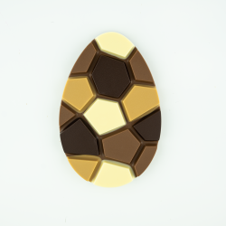 Chocolade paasei 4-kleuren