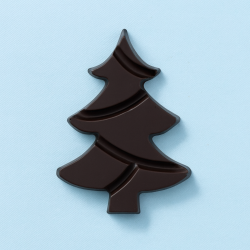 Chocolade kerstboom puur voorzijde