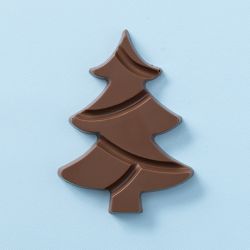 Chocolade kerstboom melk vooraanzicht
