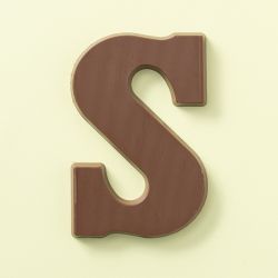 Chocoladeletter S melk (bio) 200 gram