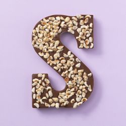 Chocoladeletter s melk/hazelnoot los
