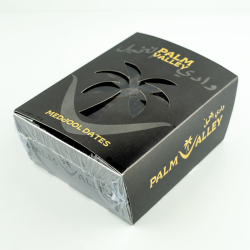 Dadels medjoul Jordanië 500 gram doos verpakking