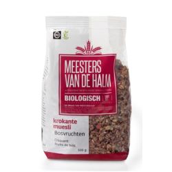 De Halm Krokante Muesli Bosvruchten (500 gram)