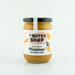 Pindakaas vers met stukjes (bio) 500 gram