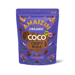 Amaizin Coco crispy rolls chocolade 140 gram