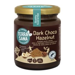 Donkere hazelnootpasta puur (250 gram) van het merk Terrasana
