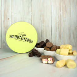 Snoepblik chocolade spekjes
