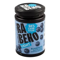Rabeko blauwe bessen jam light 230 gram