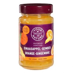 Your Organic Nature Sinaasappel / Gember Fruitbeleg (250 gram)