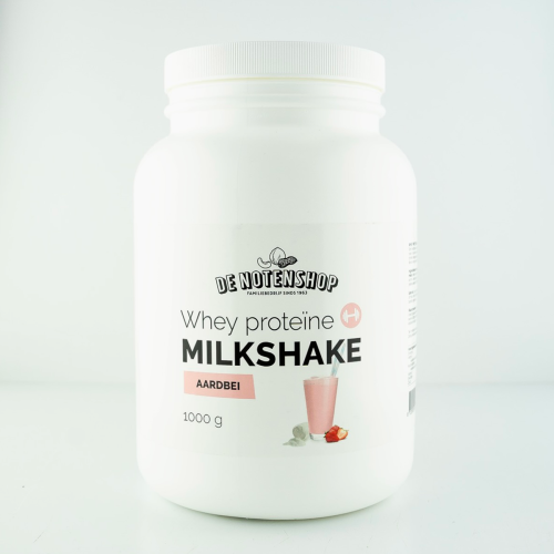Whey proteïne milkshake aardbei (1000 gram)