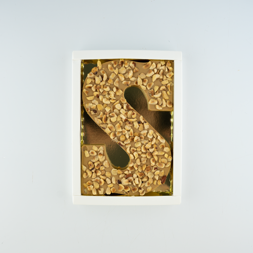 Chocoladeletter s gold hazelnoot
