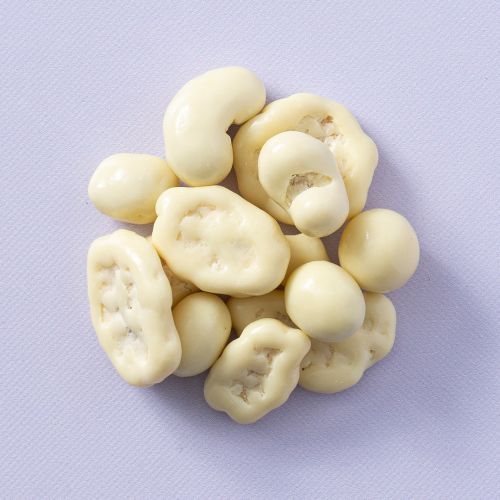 Chocolade mix yoghurt in een rondje