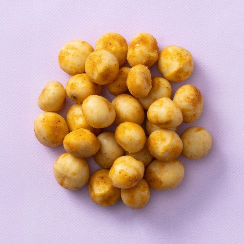 Macadamia noten gebrand gekruid