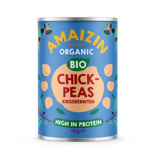 Amaizin kikkererwten (bio) 400 gram Amaizin kikkererwten (bio) 400 gram