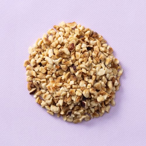 Hazelnoot stukjes klein geroosterd