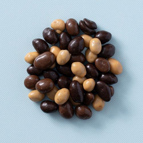 Chocolade pinda mix luxe in een cirkel